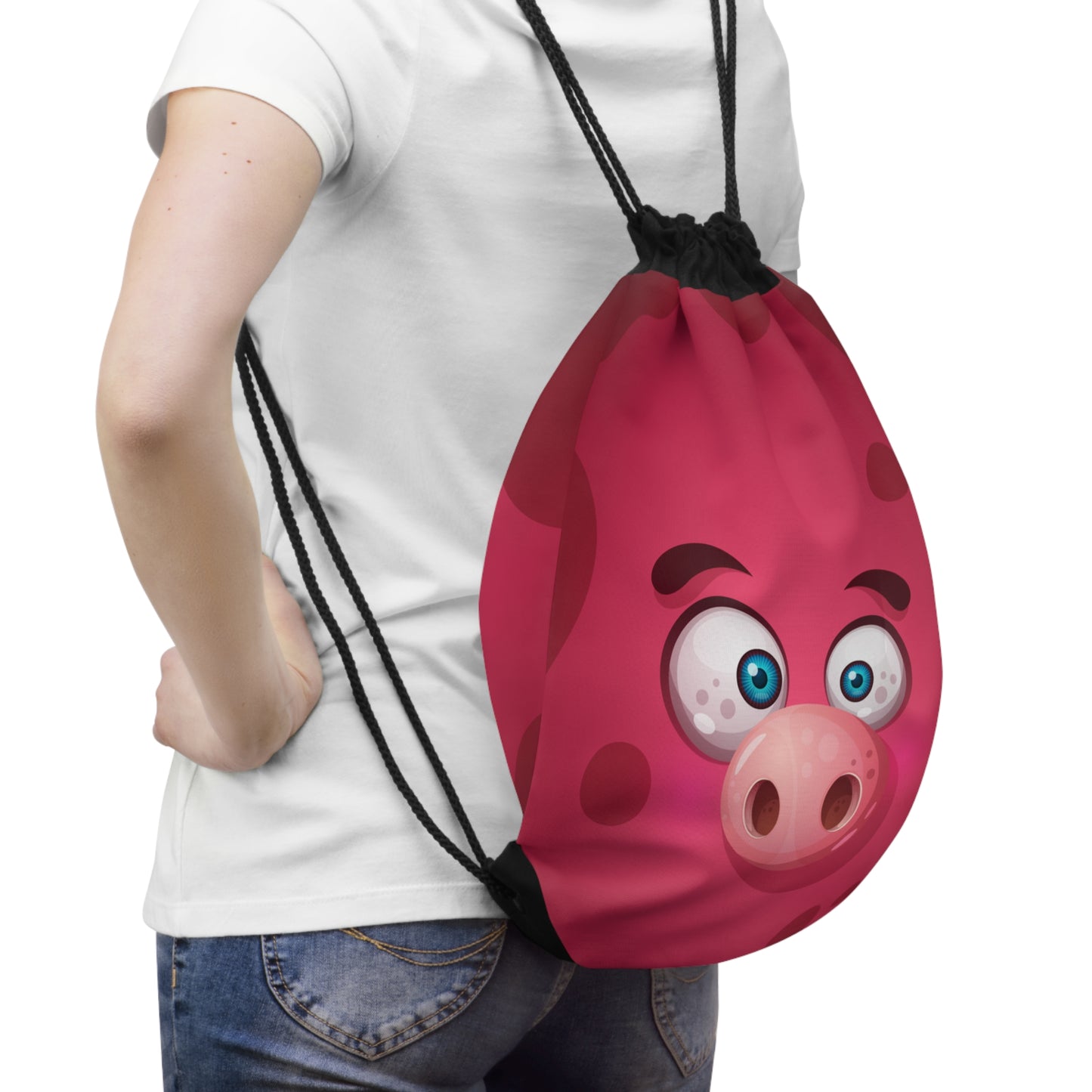 Pigor Drawstring Bag :: Monster Family collection