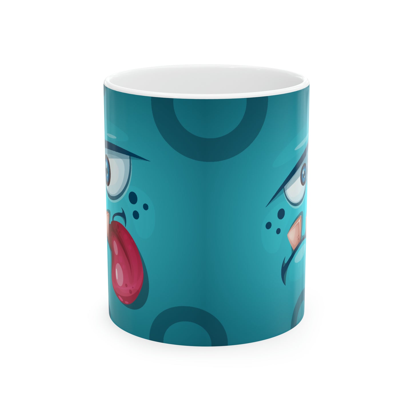 Hibbo Ceramic Mug, 11oz :: Monster Family collection