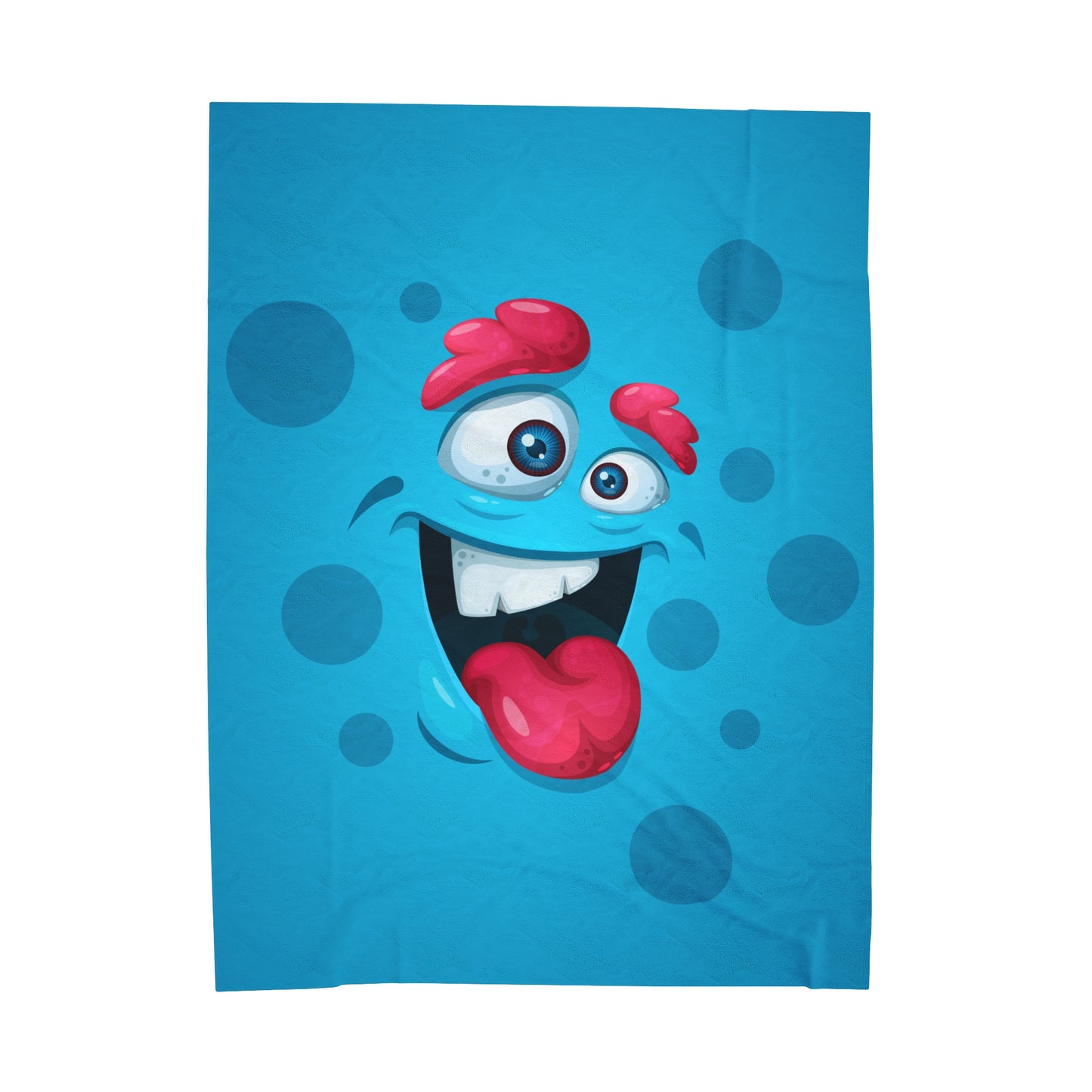 Chorky Velveteen Plush Blanket :: Monster Family collection