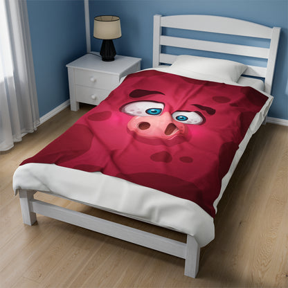 Pigor Velveteen Plush Blanket :: Monster Family collection