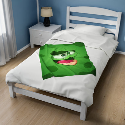 Eliot Velveteen Plush Blanket :: Monster Family collection