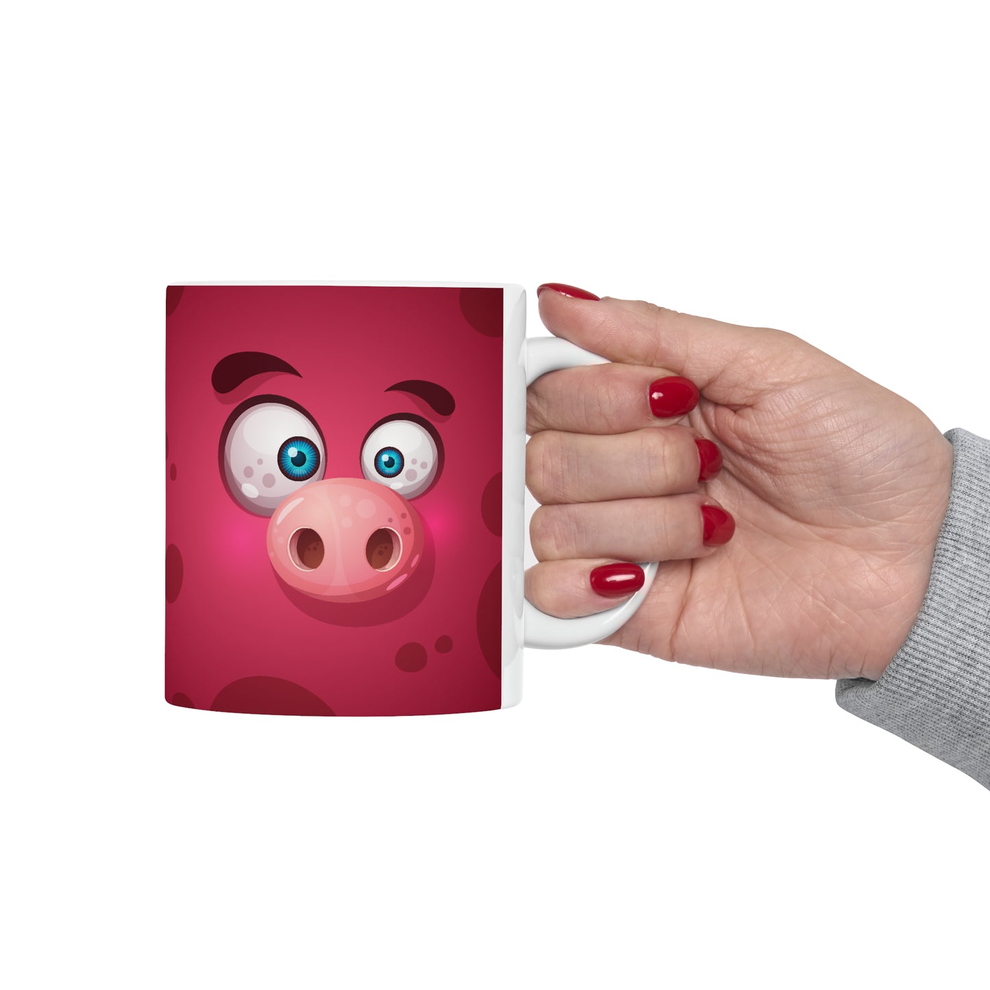 Pigor Ceramic Mug, 11oz :: Monster Family collection