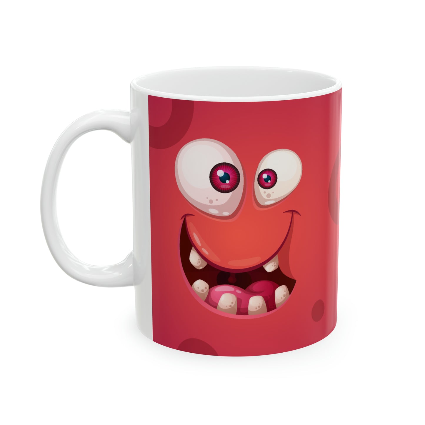 Edvard Ceramic Mug, 11oz :: Monster Family collection