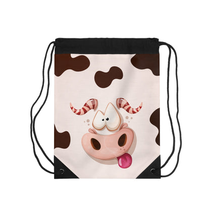 Moo Drawstring Bag :: Monster Family collection