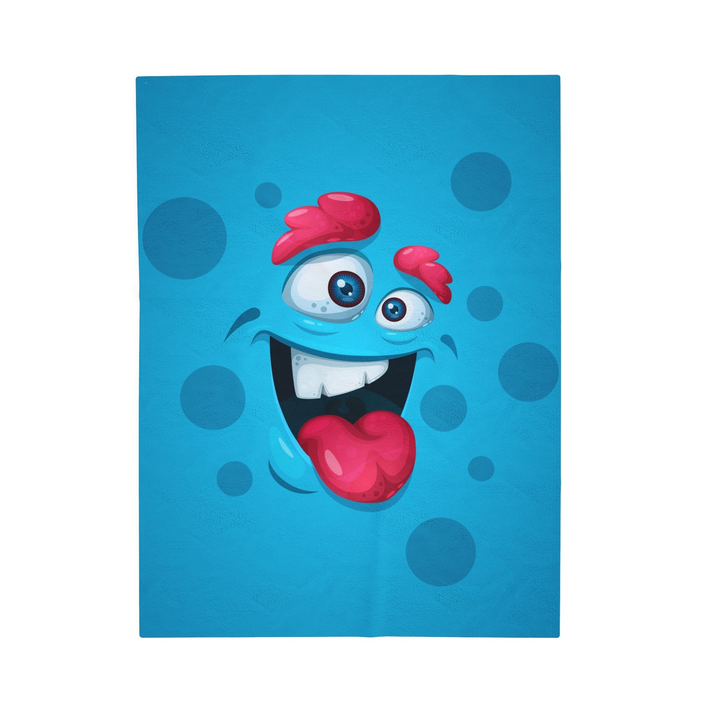 Chorky Velveteen Plush Blanket :: Monster Family collection