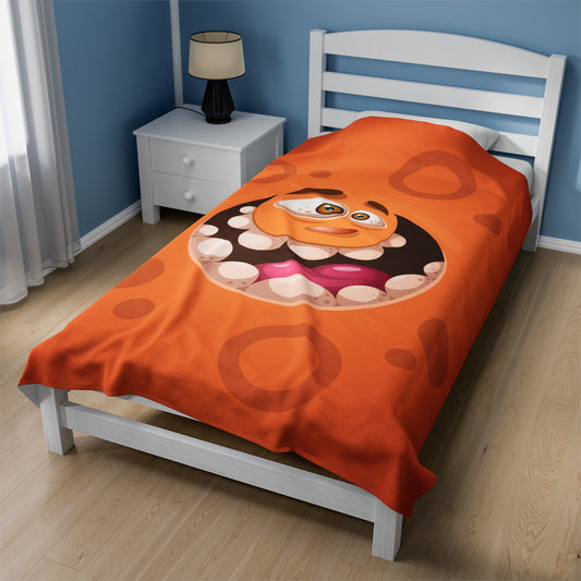 Toog Velveteen Plush Blanket :: Monster Family collection