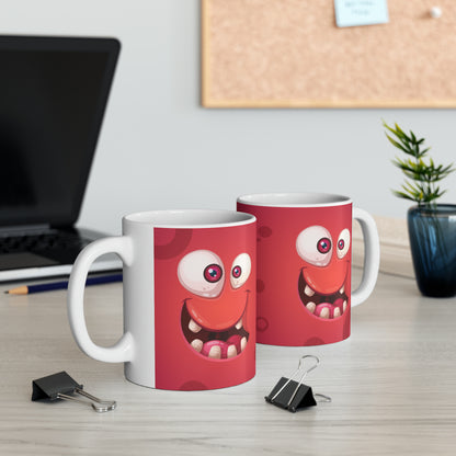 Edvard Ceramic Mug, 11oz :: Monster Family collection