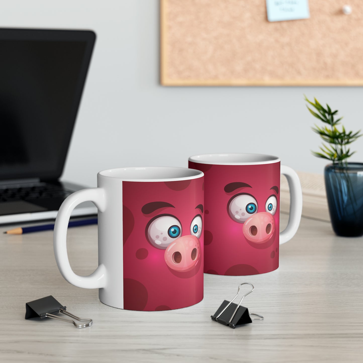 Pigor Ceramic Mug, 11oz :: Monster Family collection