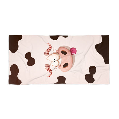 Moo Beach Towel :: Monster Family collection