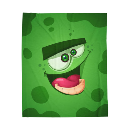 Eliot Velveteen Plush Blanket :: Monster Family collection