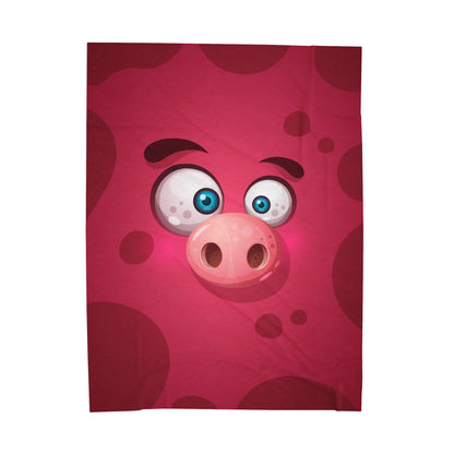 Pigor Velveteen Plush Blanket :: Monster Family collection