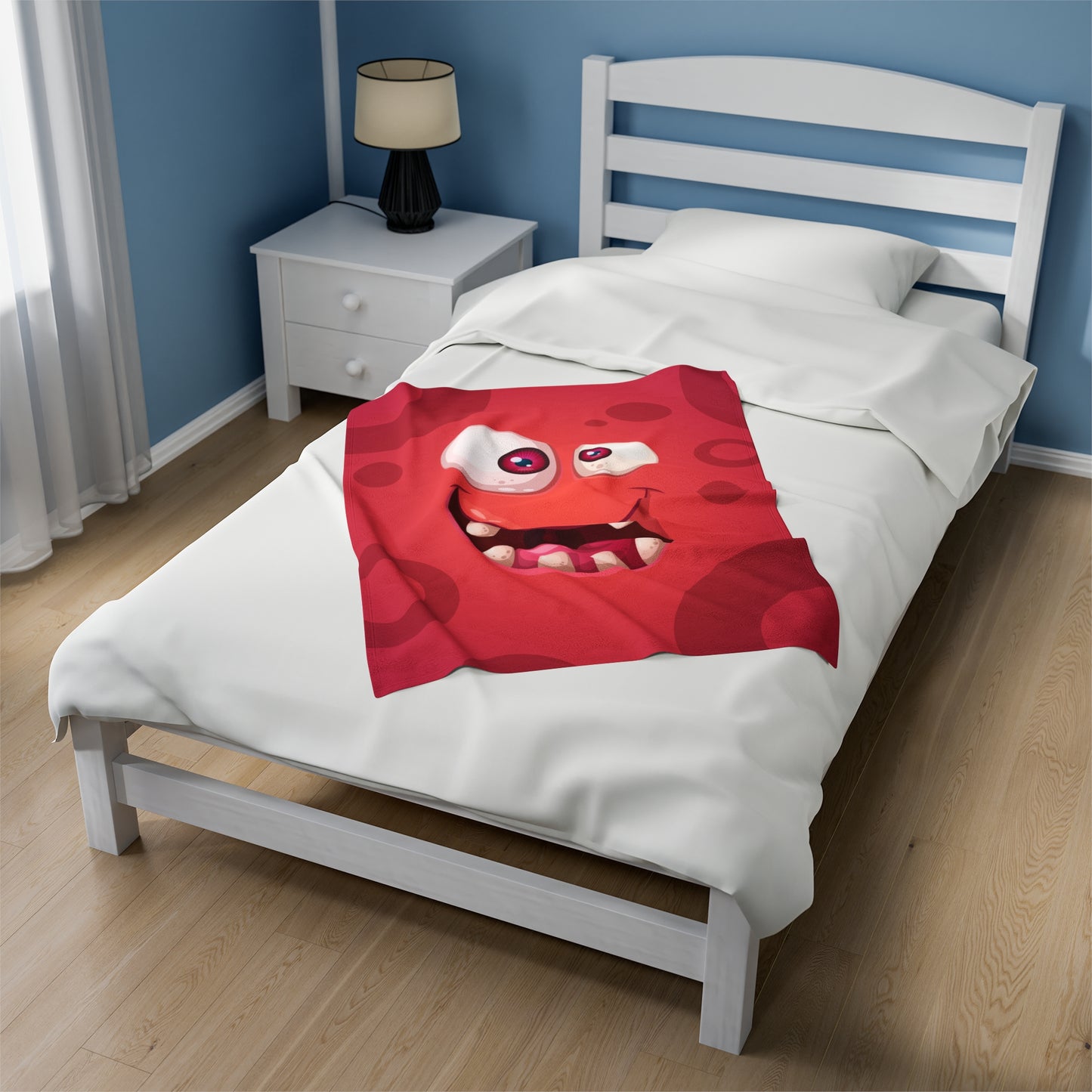 Edvard Velveteen Plush Blanket :: Monster Family collection
