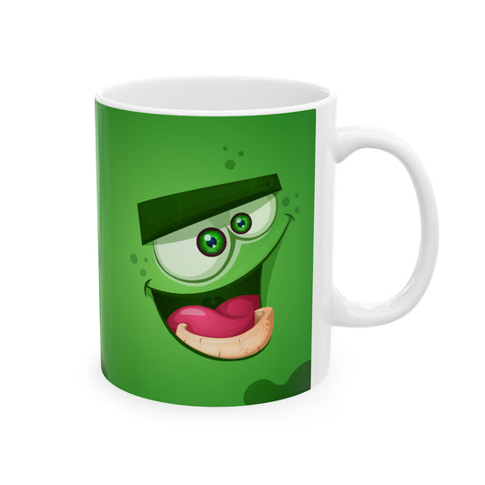Eliot Ceramic Mug, 11oz :: Monster Family collection
