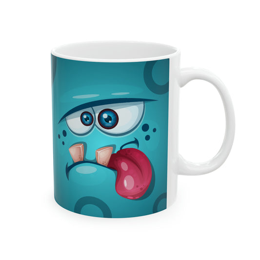 Hibbo Ceramic Mug, 11oz :: Monster Family collection