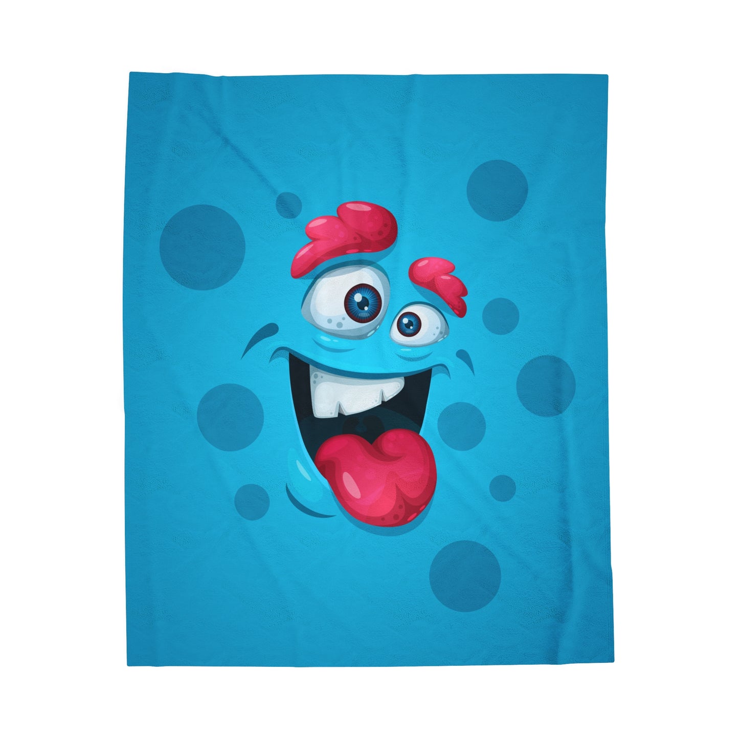 Chorky Velveteen Plush Blanket :: Monster Family collection