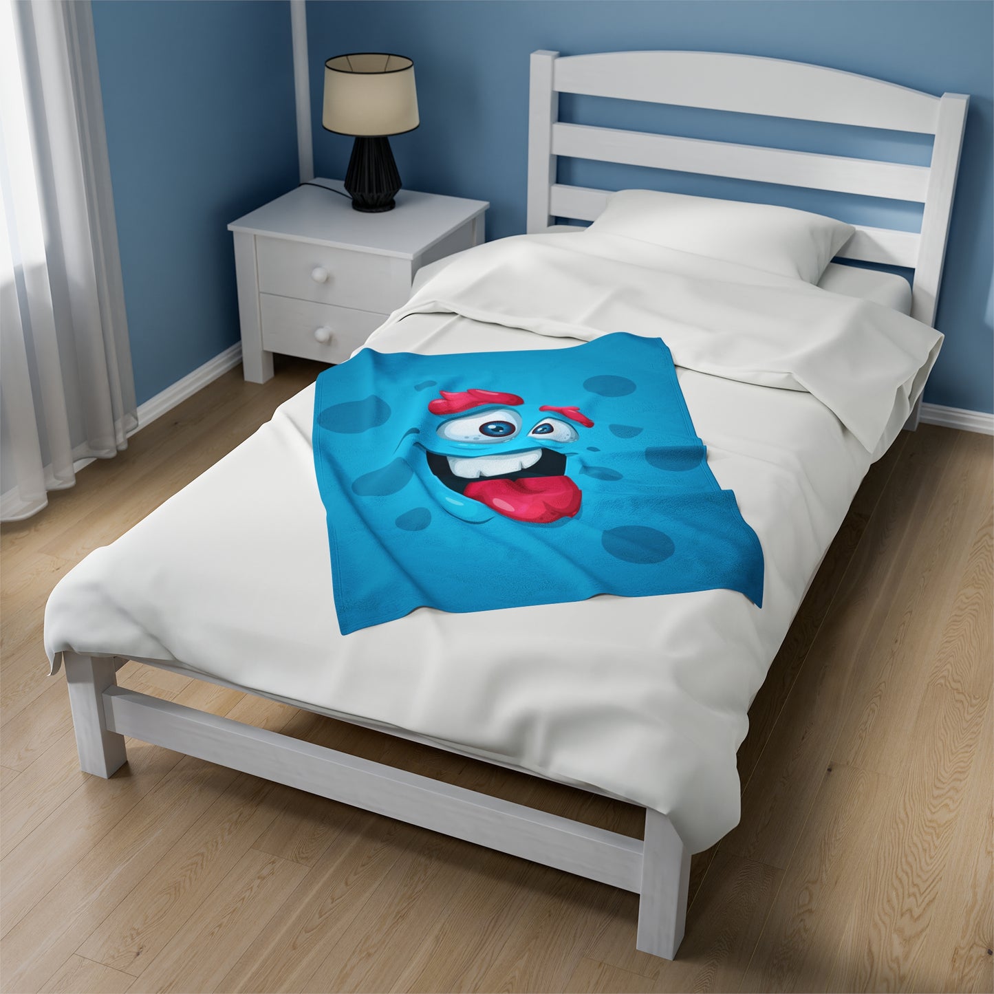 Chorky Velveteen Plush Blanket :: Monster Family collection