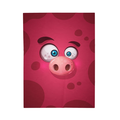 Pigor Velveteen Plush Blanket :: Monster Family collection