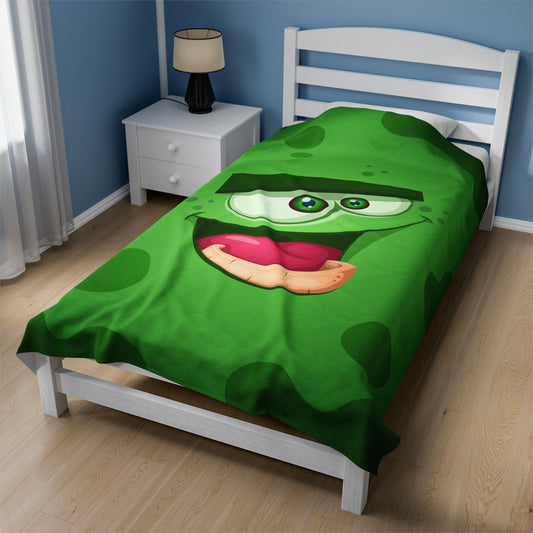 Eliot Velveteen Plush Blanket :: Monster Family collection