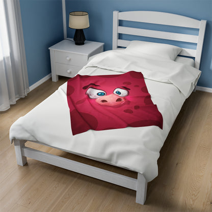 Pigor Velveteen Plush Blanket :: Monster Family collection