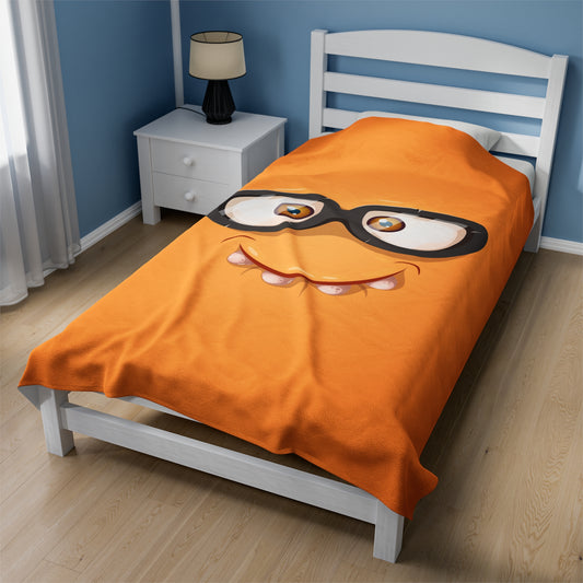 Iggy Velveteen Plush Blanket :: Monster Family collection