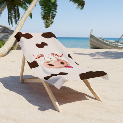 Moo Beach Towel :: Monster Family collection