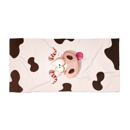 Moo Beach Towel :: Monster Family collection
