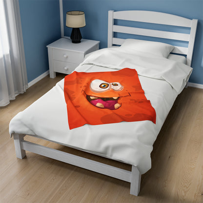 Morky Velveteen Plush Blanket :: Monster Family collection