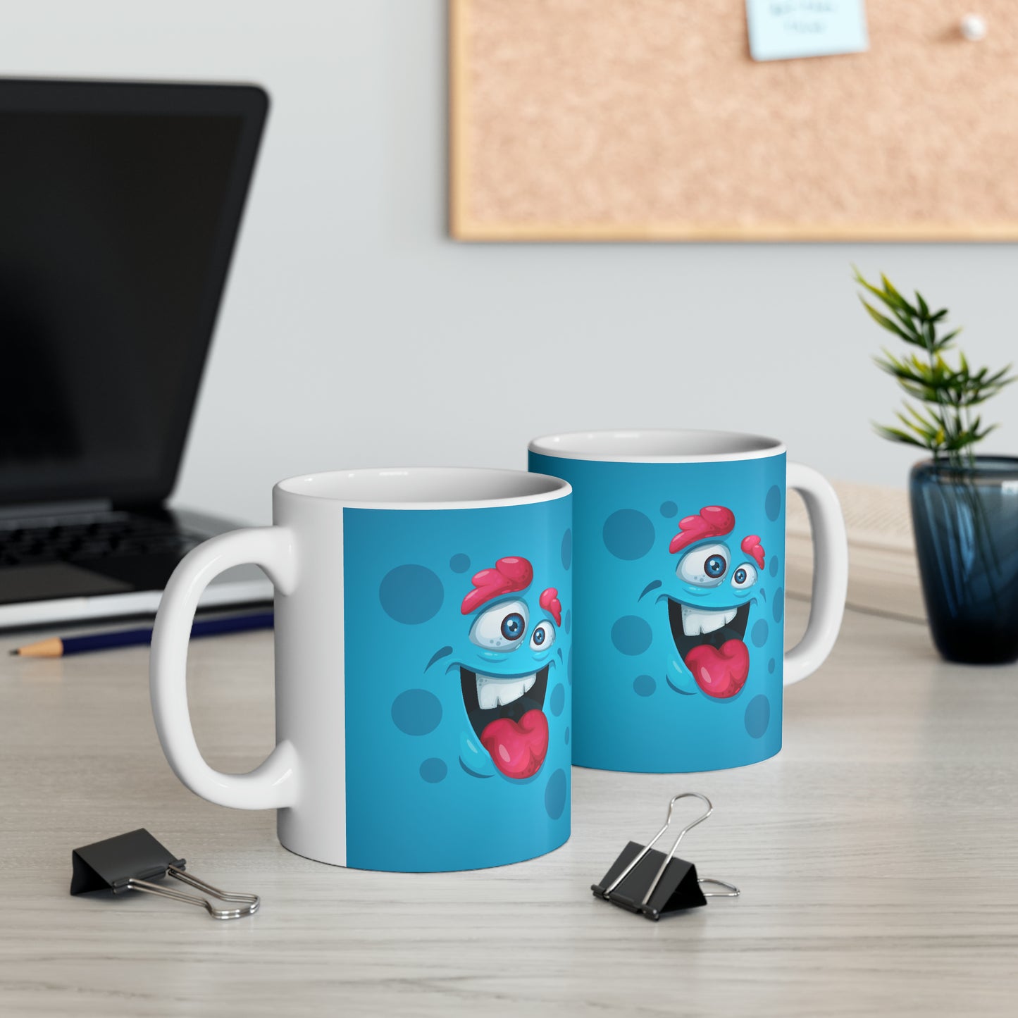 Chorky Ceramic Mug, 11oz :: Monster Family collection