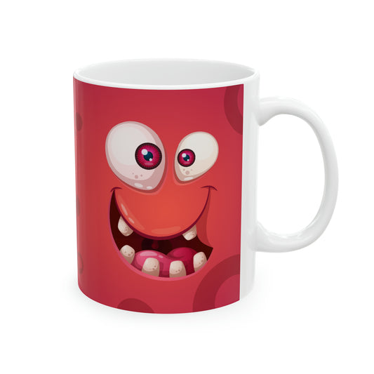 Edvard Ceramic Mug, 11oz :: Monster Family collection