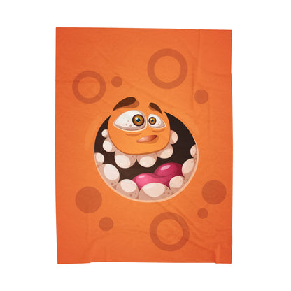 Toog Velveteen Plush Blanket :: Monster Family collection