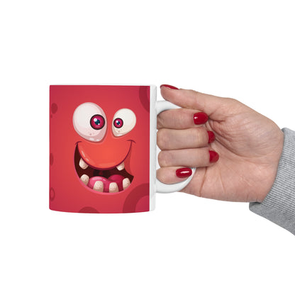 Edvard Ceramic Mug, 11oz :: Monster Family collection