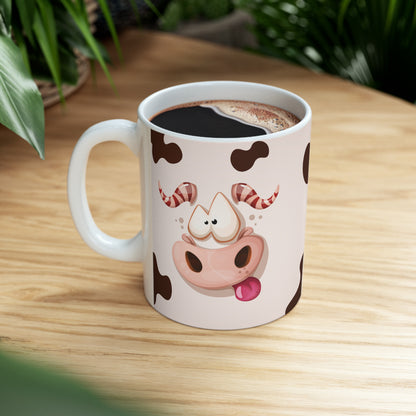 Moo Ceramic Mug, 11oz :: Monster Family collection