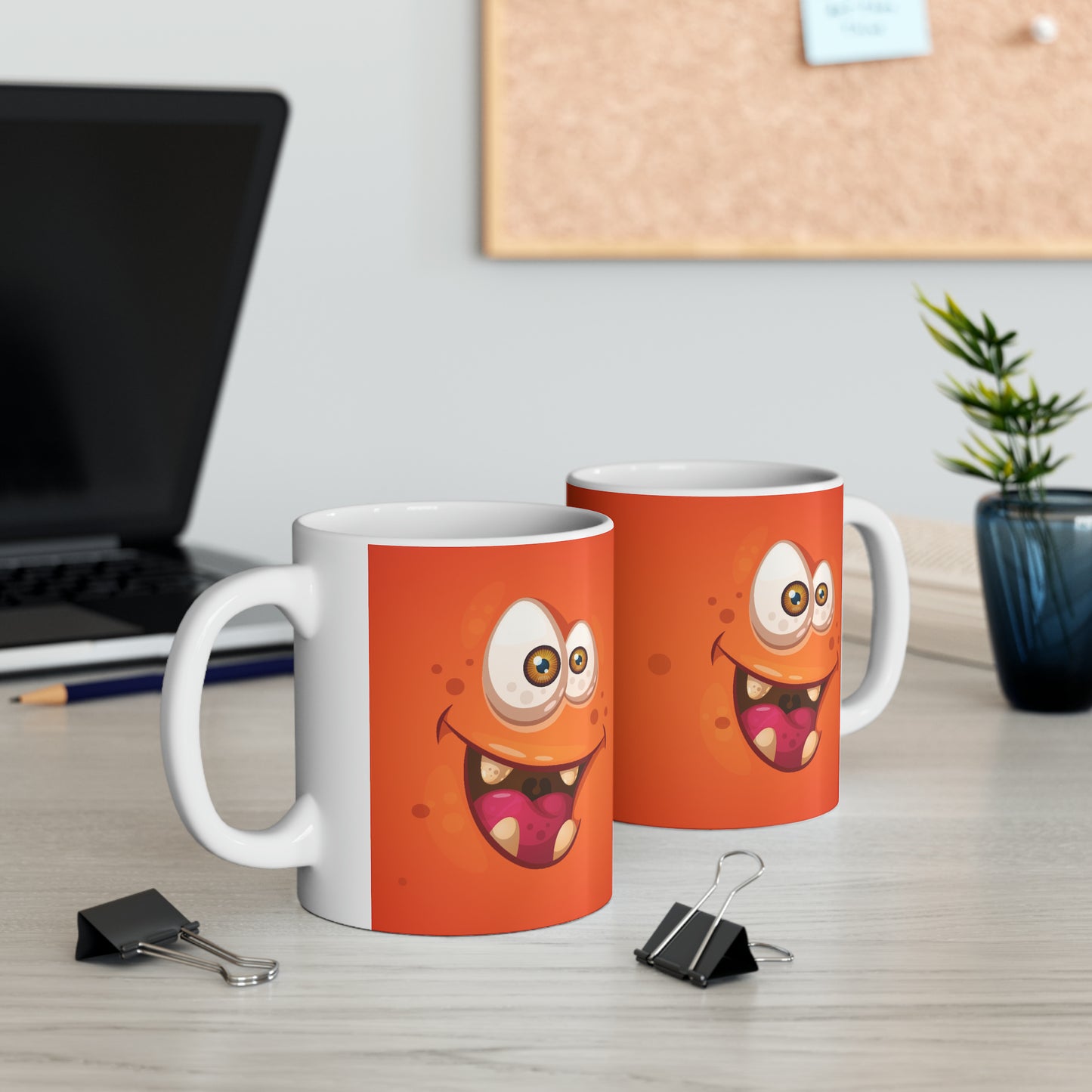 Morky Ceramic Mug, 11oz :: Monster Family collection