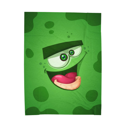 Eliot Velveteen Plush Blanket :: Monster Family collection